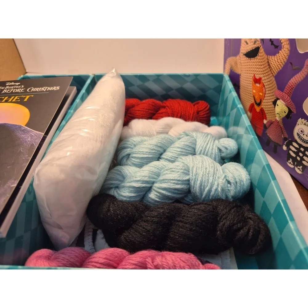 The Nightmare Before Christmas Crochet Kit Box Opened READ DESCRIPTION